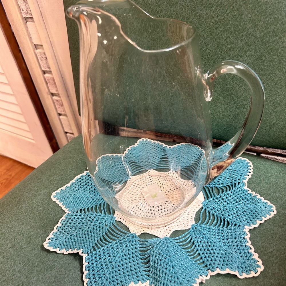 Vintage Danish Glass Cocktail pitcher